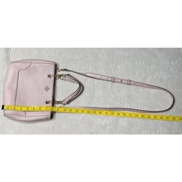 Tory Burch Georgia Triple Compartment Shoulder Tote Bag Women Size L Dusty Pink - Picture 3 of 16